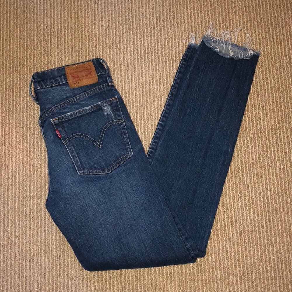 Highrise Levi’s skinny jeans